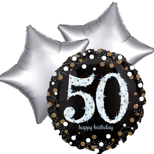 Ballonboeket 50ste verjaardag